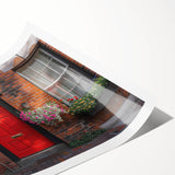 Extra large wall art featuring line art flowers in black on a white background, ideal for large living room decor.