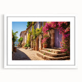 Extra large abstract art print featuring textured swirls in neutral tones, framed in white, ideal for living room decor.