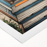 Art deco poster featuring a geometric patterned door in muted gold and black tones on rolled canvas.