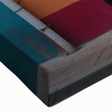 Black and white landscape art painting of a door, printed on large stretched canvas, suitable for bedroom wall decor.