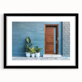 Extra large abstract art print featuring colorful, textured patterns on a black framed canvas, ideal for living room decor.