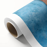 Art deco poster of an ornate door, in muted beige and brown tones, rolled canvas, ideal for nursery wall art.