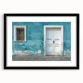 Extra large abstract art print featuring textured patterns in muted earth tones, framed in black.