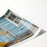 Extra large wall art featuring line art flowers on a rolled print, with a muted color palette.