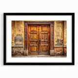 Extra large abstract art print featuring a colorful, textured design on a black framed canvas, ideal for living room decor.