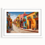 Extra large abstract art print featuring textured design in muted earth tones, framed in white, ideal for living room decor.