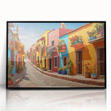 Large abstract wall art featuring black and white geometric patterns on acrylic, framed in black.