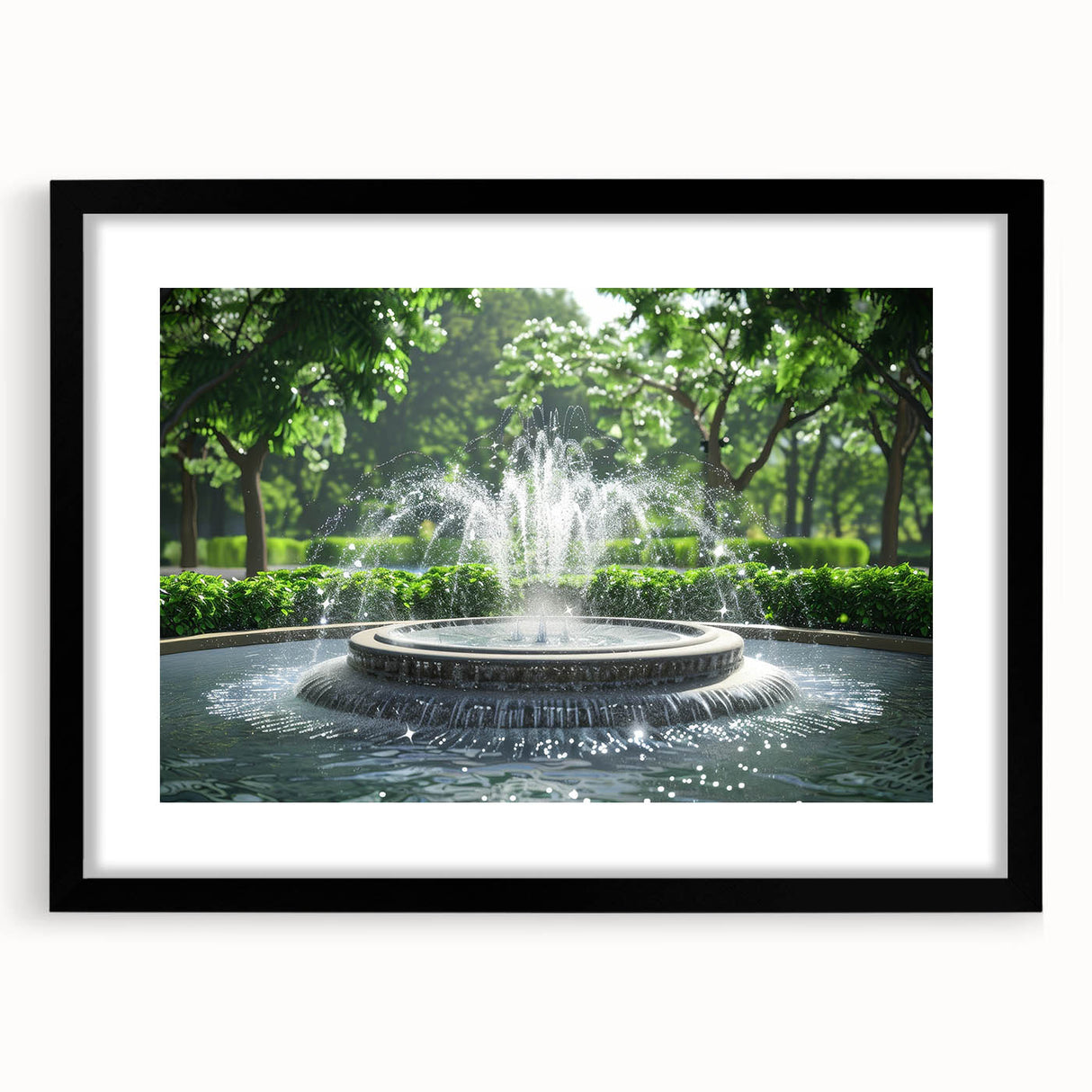 Extra large abstract art print featuring vibrant, colorful textures on a black framed canvas, ideal for living room decor.