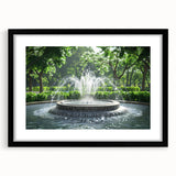 Extra large abstract art print featuring vibrant, colorful textures on a black framed canvas, ideal for living room decor.