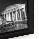 Extra large framed canvas featuring black textured art with colorful abstract design, ideal for living room decor.