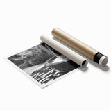 Extra large rolled print featuring a detailed floral design in soft pastel shades, suitable for classy bathroom wall art.