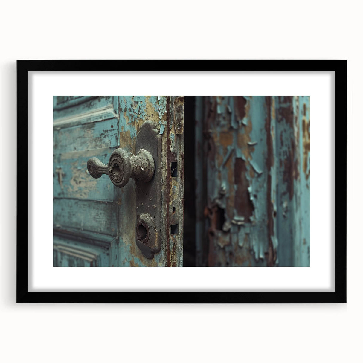 Extra large abstract art print featuring vibrant, colorful textures on a black framed canvas, ideal for living room decor.