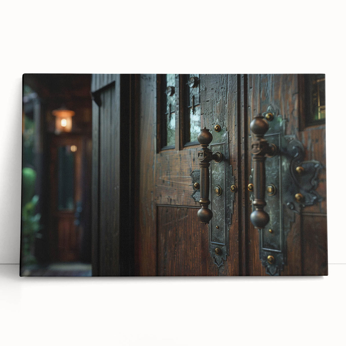 Black and white photo of architectural blueprints on stretched canvas, ideal for kitchen wall art or bedroom.
