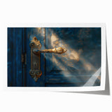 Extra large rolled print of a floral design in pastel shades, ideal for art wall dining room or bathroom.