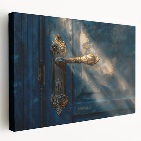 Large stretched canvas featuring a detailed architectural design in neutral tones, ideal for kitchen wall art.