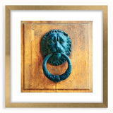 Abstract textured art print in muted gray and gold tones on a framed canvas, suitable for bedroom decor.