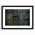 Extra large abstract art print featuring vibrant, colorful textures on a black framed canvas, ideal for living room decor.