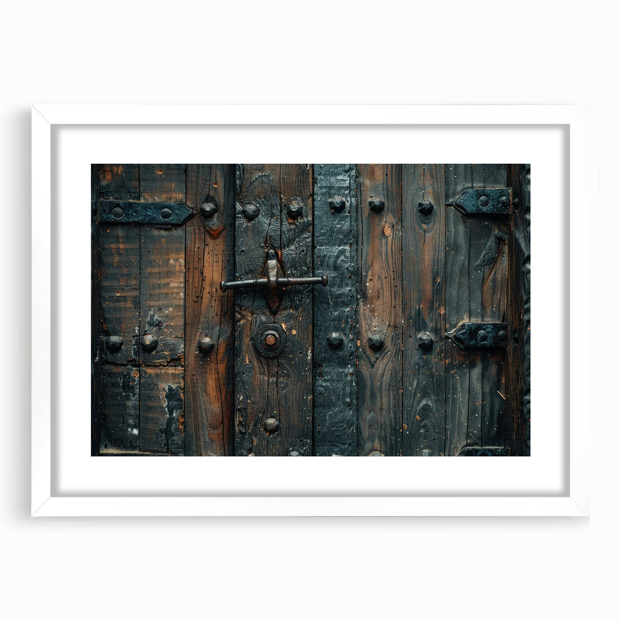 Extra large abstract art print with textured design in neutral tones, framed in white, ideal for living room decor.