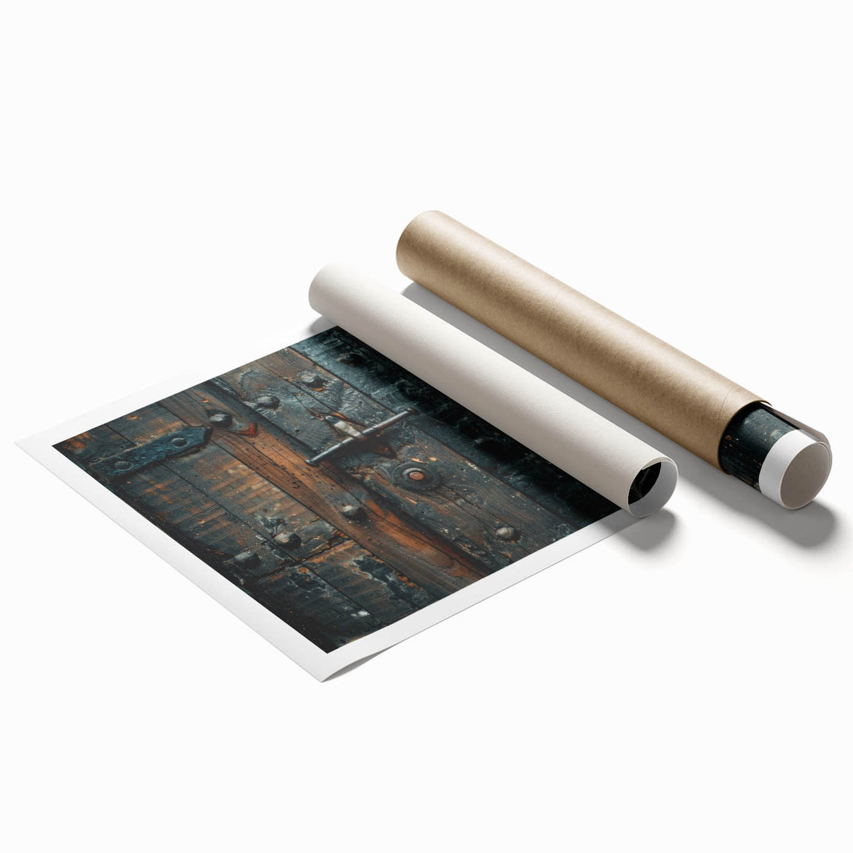 Extra large rolled print featuring a detailed floral design in soft pastel colors, suitable for classy bathroom wall art.