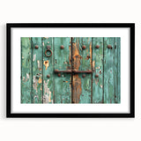 Extra large abstract art print featuring vibrant, colorful textures on a black framed canvas, ideal for living room decor.