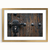 Textured abstract art print in shades of blue and gold on a framed canvas, suitable for bedroom decor.