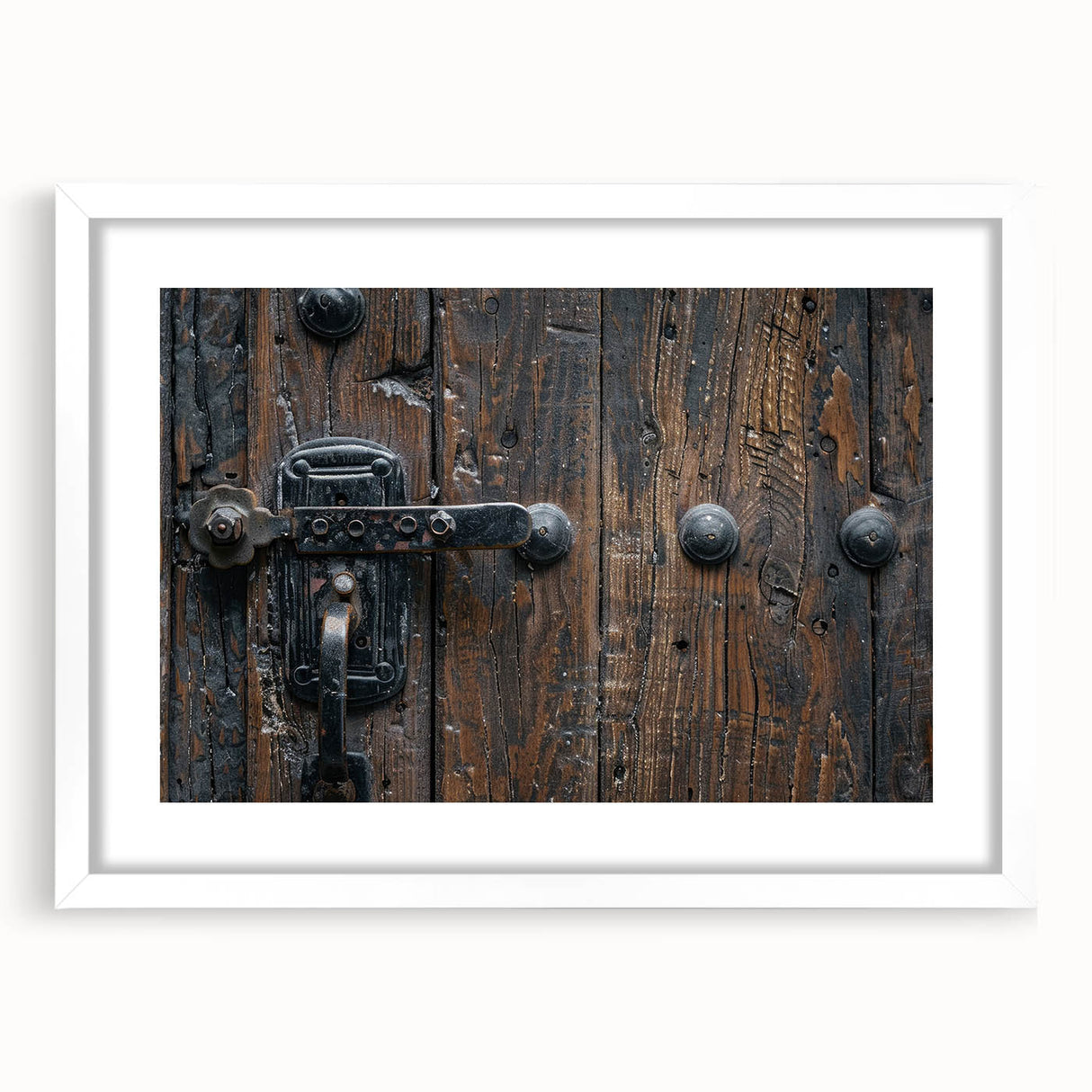 Extra large abstract art print featuring textured swirls in neutral tones, framed in white, ideal for living room decor.