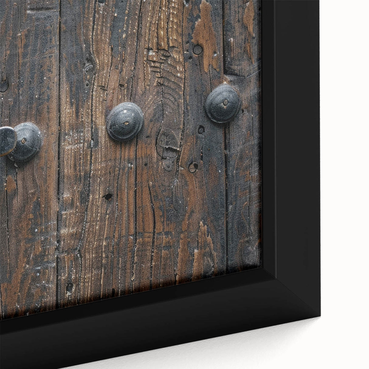 Framed canvas featuring textured black wall art with vibrant, colorful accents, ideal for a modern living room.