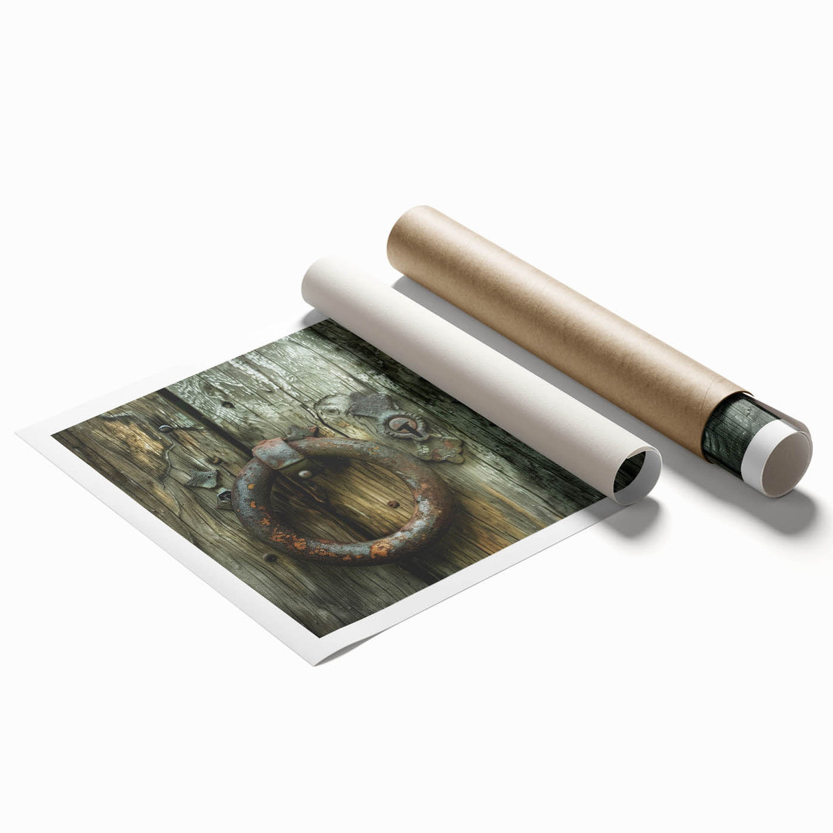 Extra large rolled print featuring a detailed floral design in soft pastel shades, ideal for classy bathroom wall art.