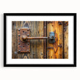 Extra large abstract art print featuring a colorful, textured design on a black framed canvas, ideal for living room decor.