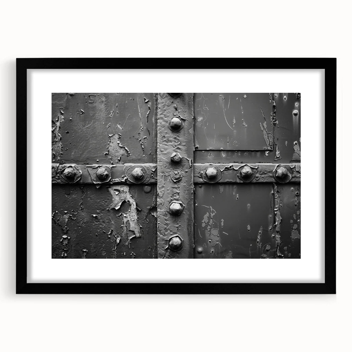 Extra large abstract art print featuring vibrant, colorful textures on a black framed canvas, ideal for living room decor.
