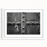 Extra large abstract art print featuring a textured mix of gray and white hues on a framed canvas.