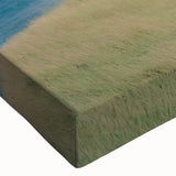 Large art featuring a black and white landscape painting on stretched canvas, ideal for bedroom wall decor.