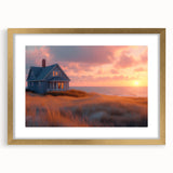 Extra large abstract art print featuring textured swirls in earth tones, framed in gold, ideal for living room decor.