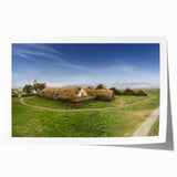 Extra large rolled print of a floral art design featuring vibrant hues, ideal for art wall dining room.