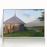 Art Deco poster featuring geometric patterns and muted gold and white tones on acrylic, ideal for nursery wall art.