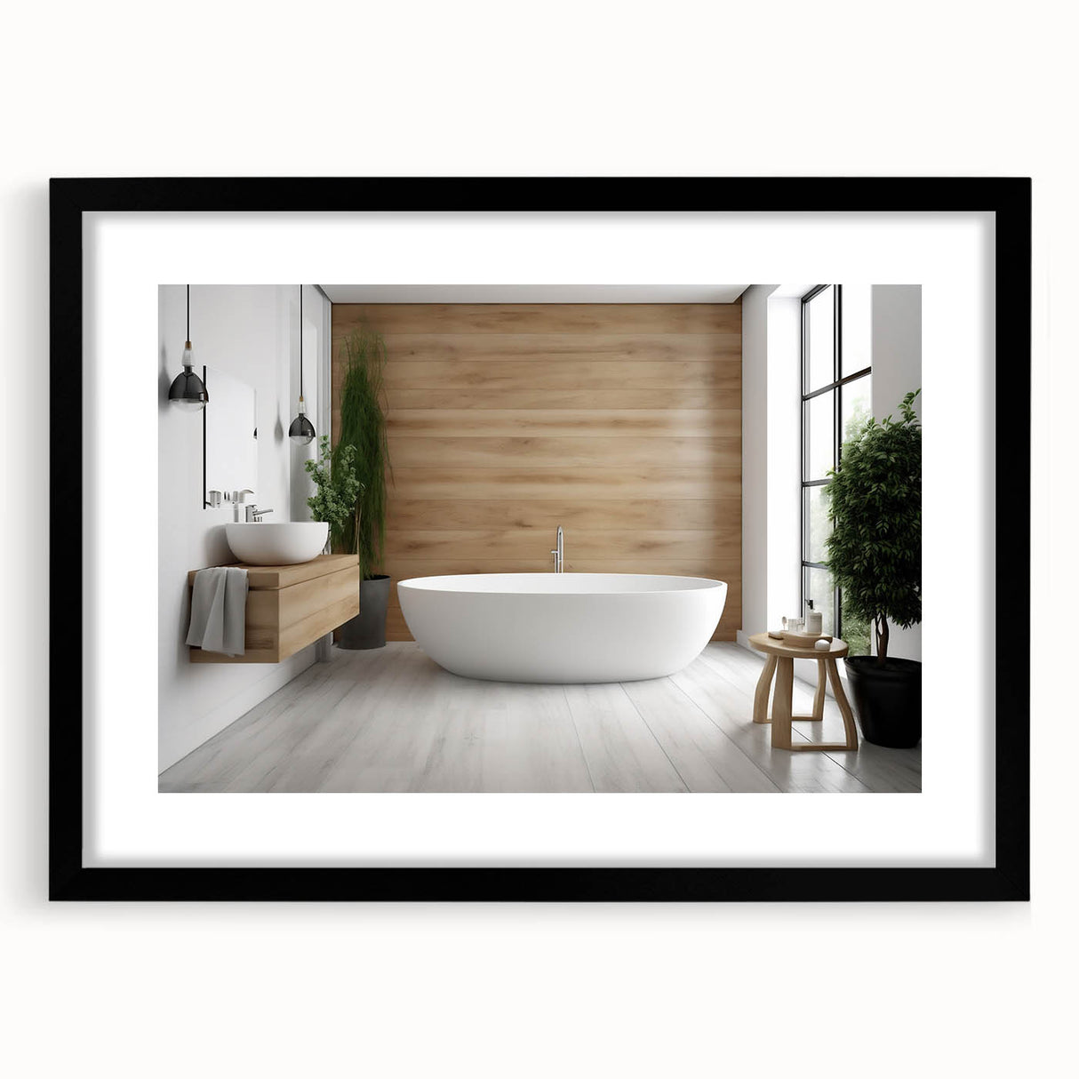 Abstract art print featuring swirling gray and black patterns on a framed canvas, ideal for modern dining room decor.