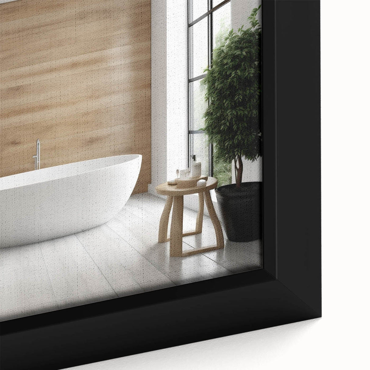 Extra large black wall art featuring a textured, colorful abstract design on framed canvas, ideal for living room decor.