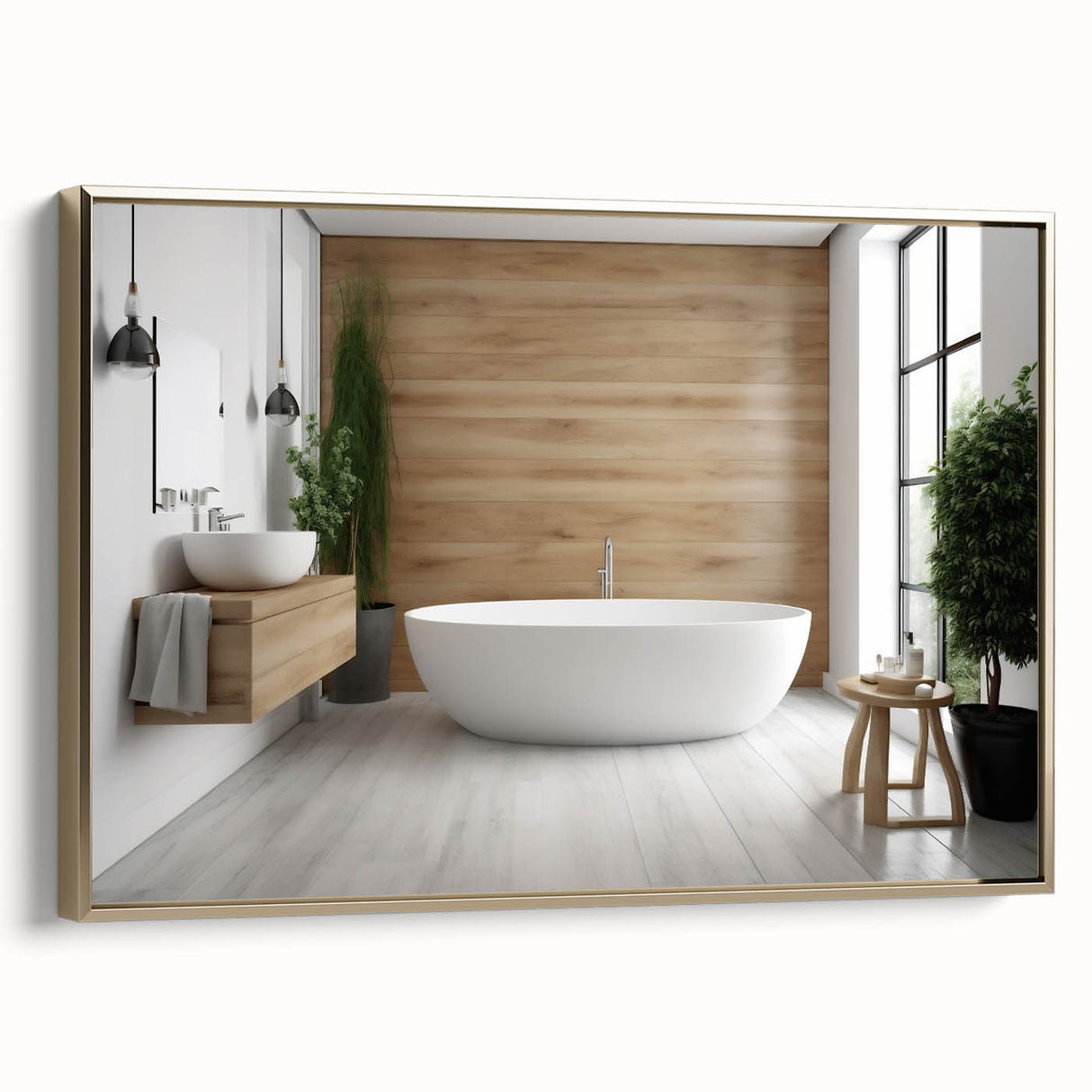 Framed canvas featuring a black and white vintage poster art of a landscape, ideal for bedroom wall decor.