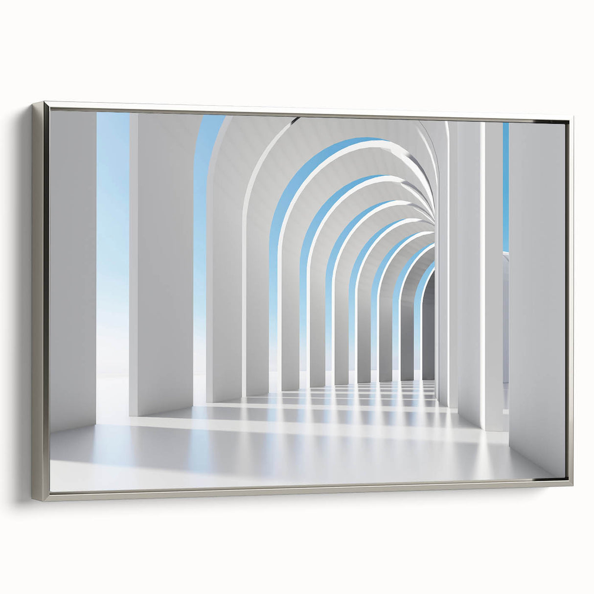 Framed canvas landscape art painting featuring a vintage black and colorful cityscape, ideal for office decor.