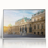 Art deco poster featuring geometric patterns in black and white on a framed acrylic, ideal for modern nursery wall art.