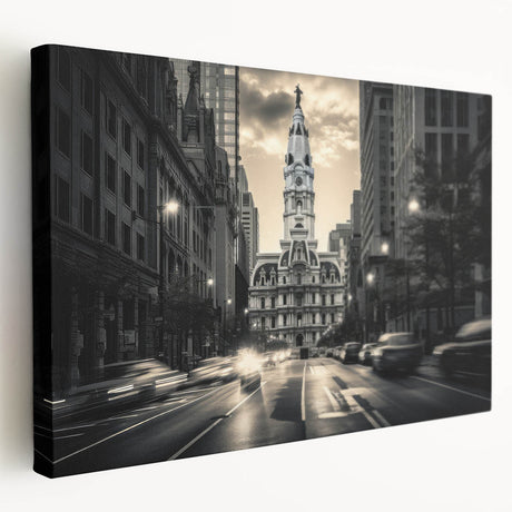 Large canvas print of a modern architectural design in neutral tones, suitable for kitchen wall art.