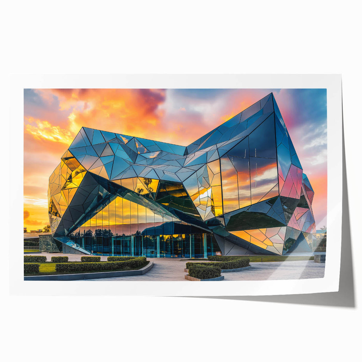 Extra large rolled print of a floral art design in pastel shades, ideal for art wall dining room or classy bathroom.