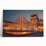Black and white photograph of architectural museums on large stretched canvas, ideal for kitchen or bedroom wall art.
