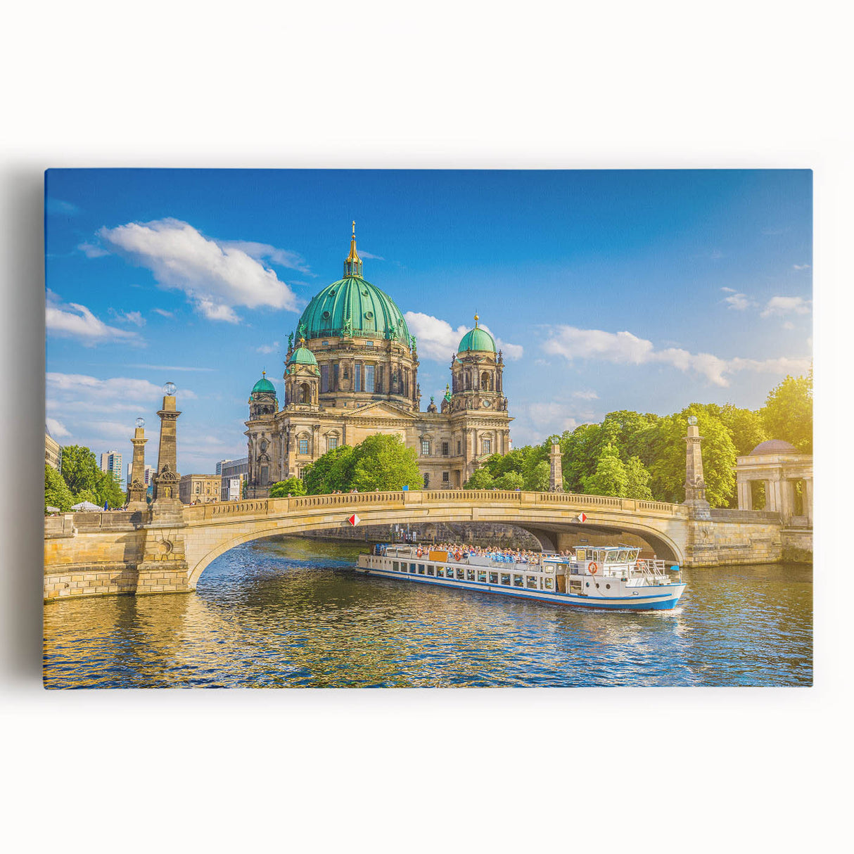 Black and white photo of an architectural museum on stretched canvas, suitable for kitchen wall art.