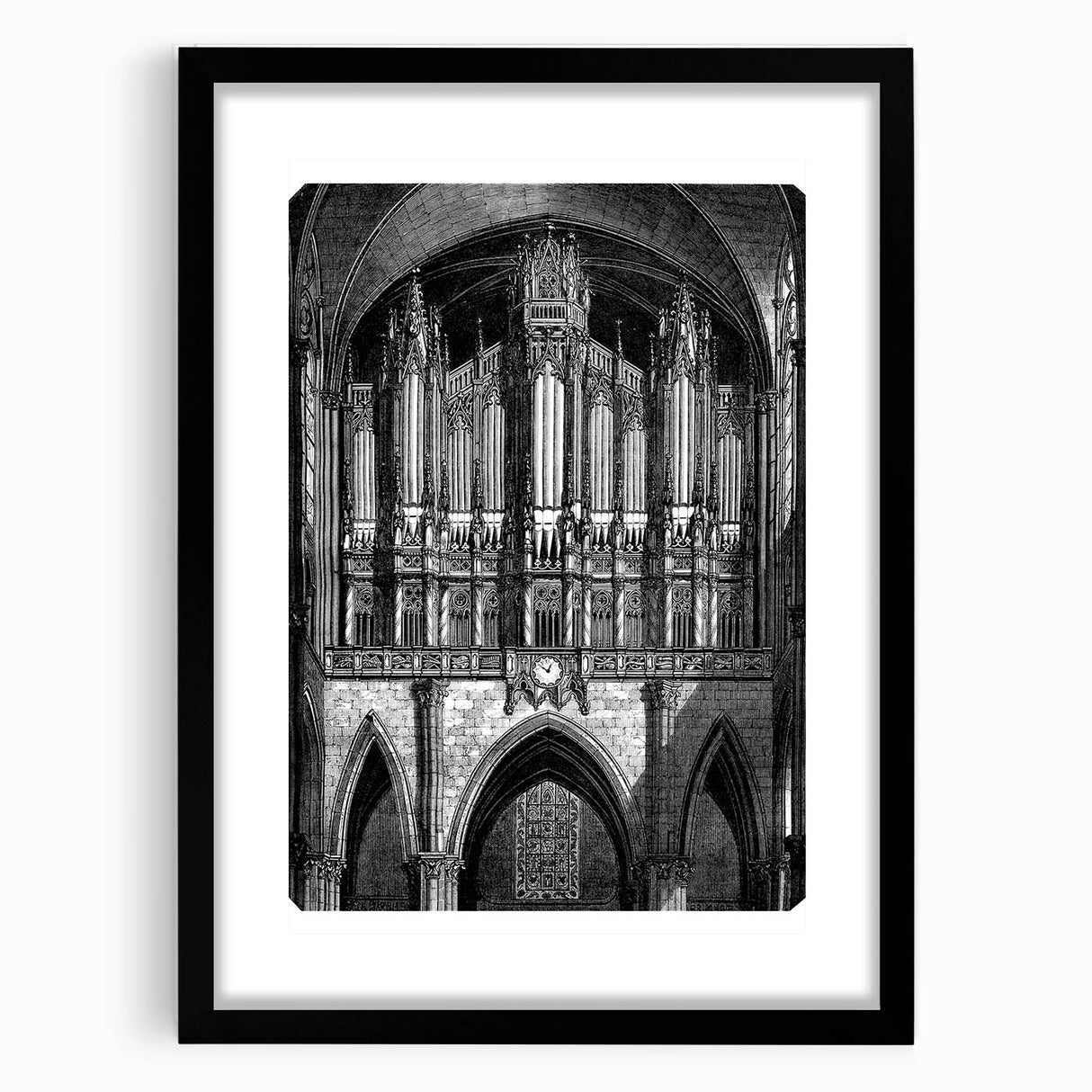 Extra large abstract art print featuring textured, colorful shapes on a black framed canvas, ideal for living room decor.