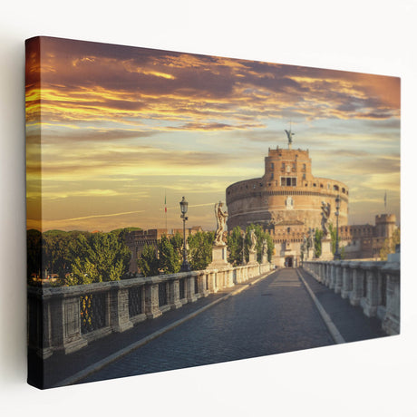 Large abstract cityscape on stretched canvas with muted gray and blue tones, ideal for kitchen wall art.