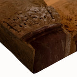 Large black and white landscape art painting on stretched canvas, depicting a grand palace design.