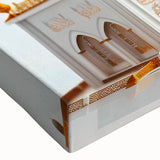 Large art featuring a black and white landscape painting of a palace on stretched canvas, suitable for bedroom decor.