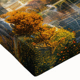 Large art black and white wall art featuring a detailed palace landscape on stretched canvas, ideal for bedroom decor.