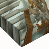 Large art of a black and white palace landscape on stretched canvas, suitable for bedroom wall decor.